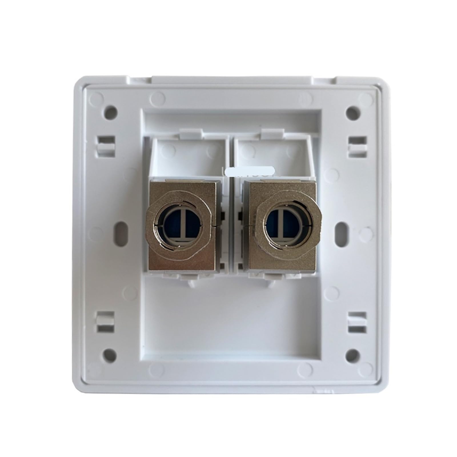 Pannello da parete CAT8 RJ45 a 2 porte Pannello di rete LAN CAT.8 ad altissima velocità da 40 Gbps(Two Ports CAT7)