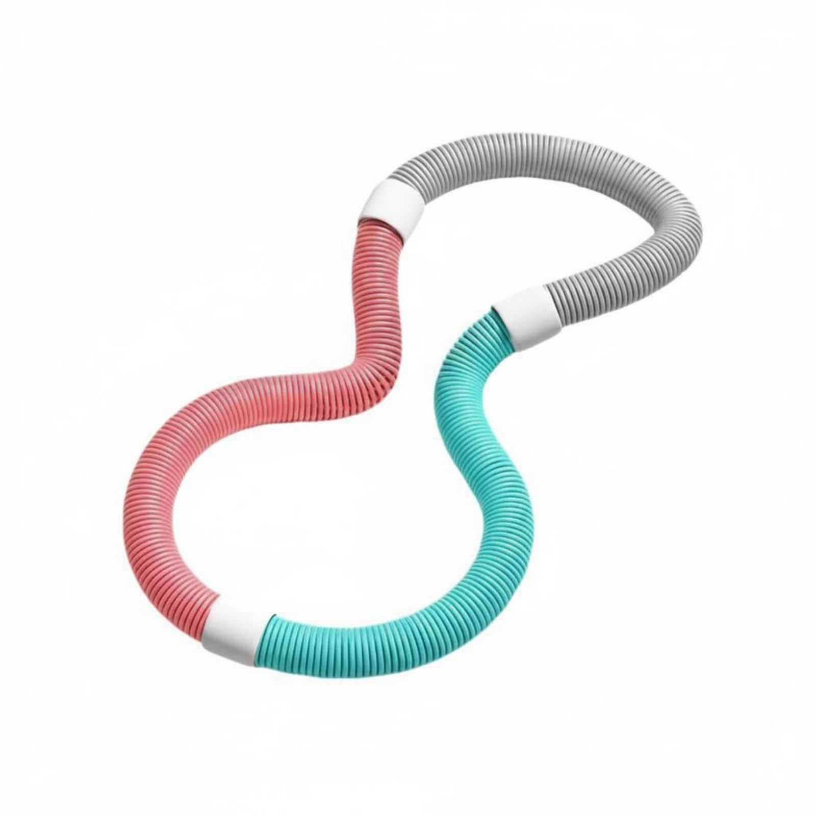Soft Weighted Exercise Hoop Slimming Weighted Exercise Hoop Waist-Friendly for Beginners, Pink Gray Green, 1KG | Abdominal Exercisers | Fitness Equipment & Gear | Fitness Running & Yoga-image-19