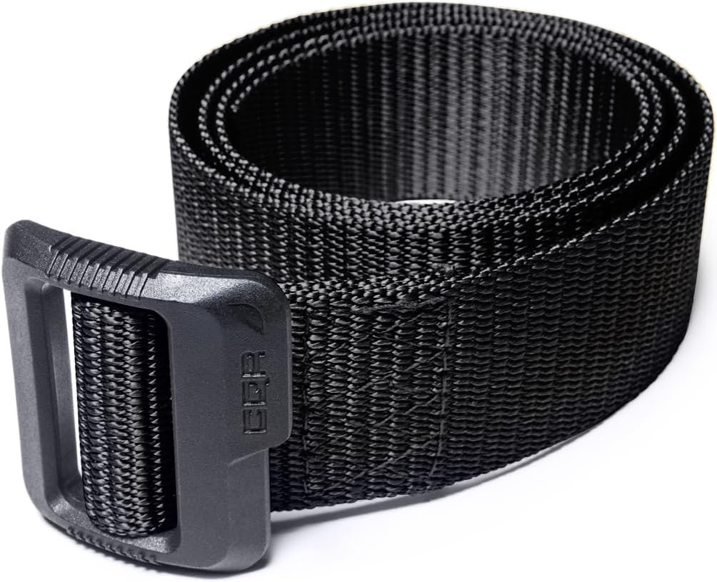 CQR Tactical Belt, Military Style Heavy Duty Belt, Webbing EDC Quick-Release Buckle - Image 8