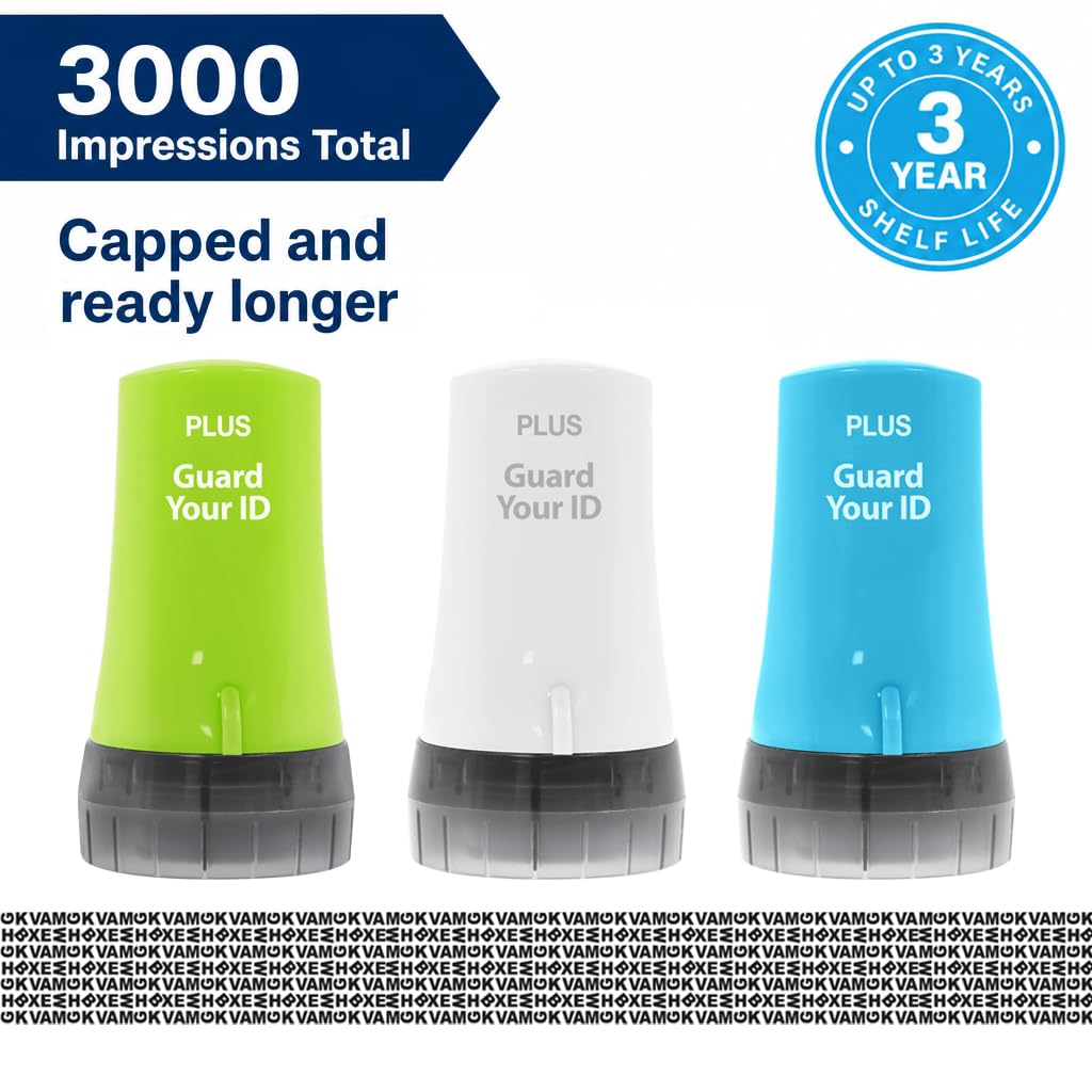 Guard Your ID Roller Stamp - Identity Theft Protection -4 Guard Your ID Roller Stamp - Identity Theft Protection -4