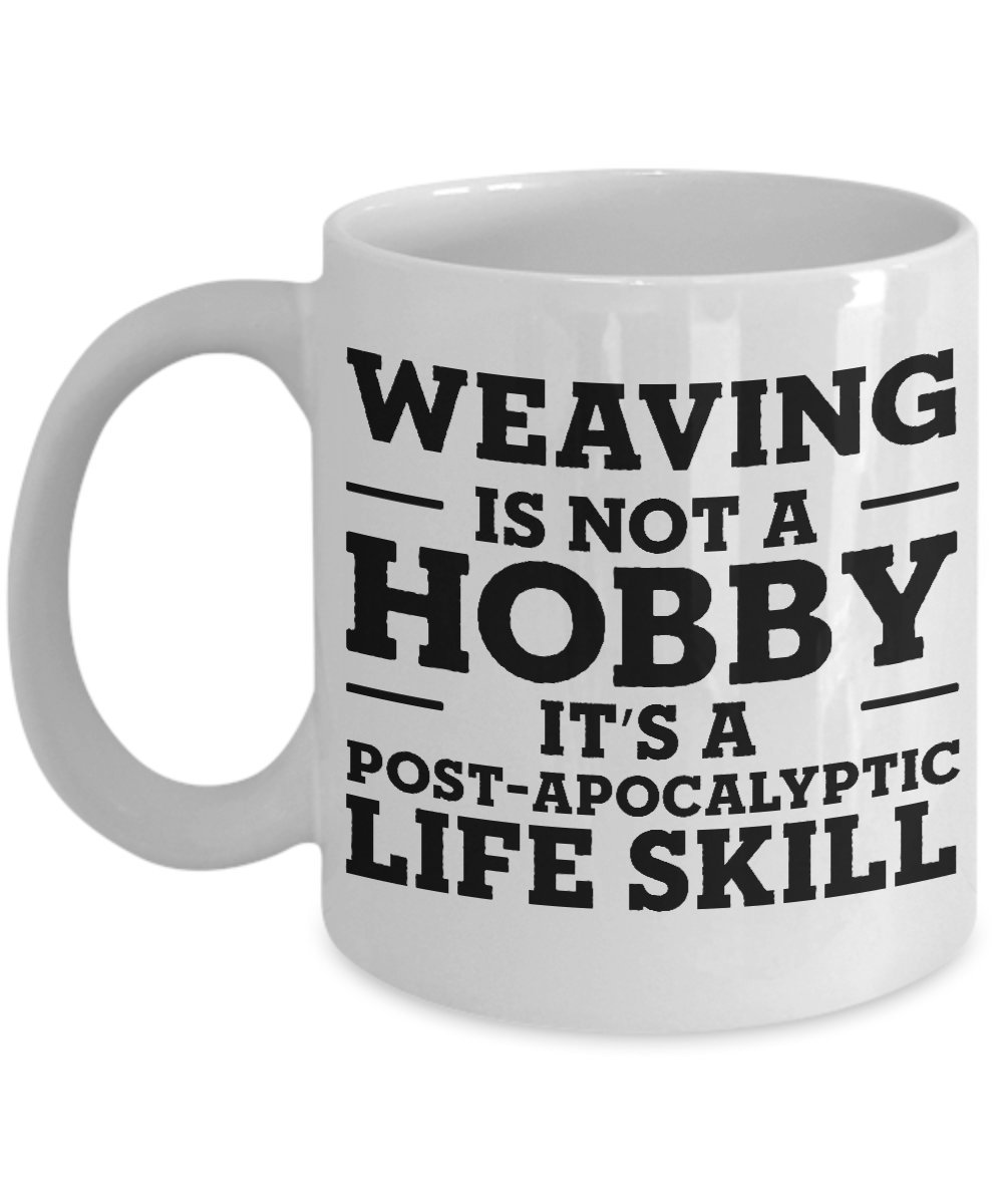 Funny Christmas Unique Gifts for Weaving Enthusiasts — funny ceramic mug from ShopProudGifts