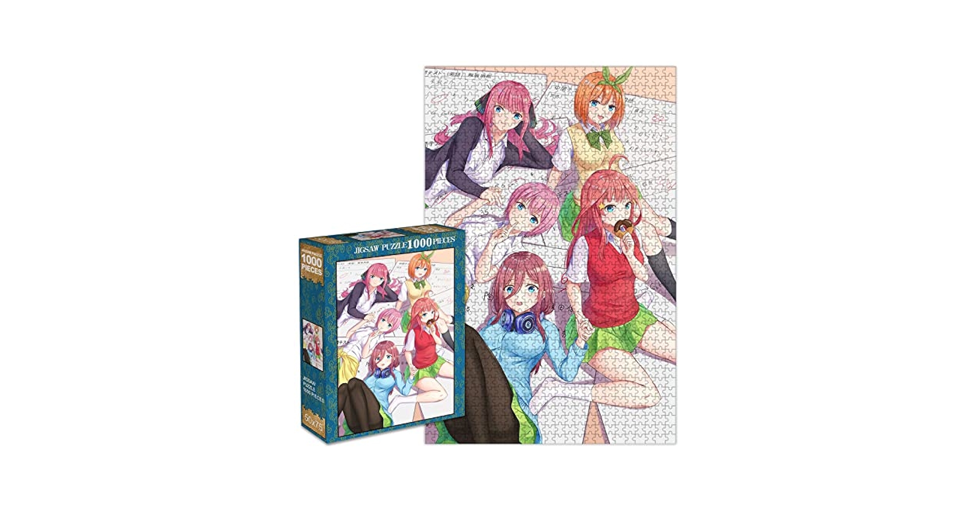 Amazon | 五等分の花嫁 パズル 1000ピース なかの いちか なかの