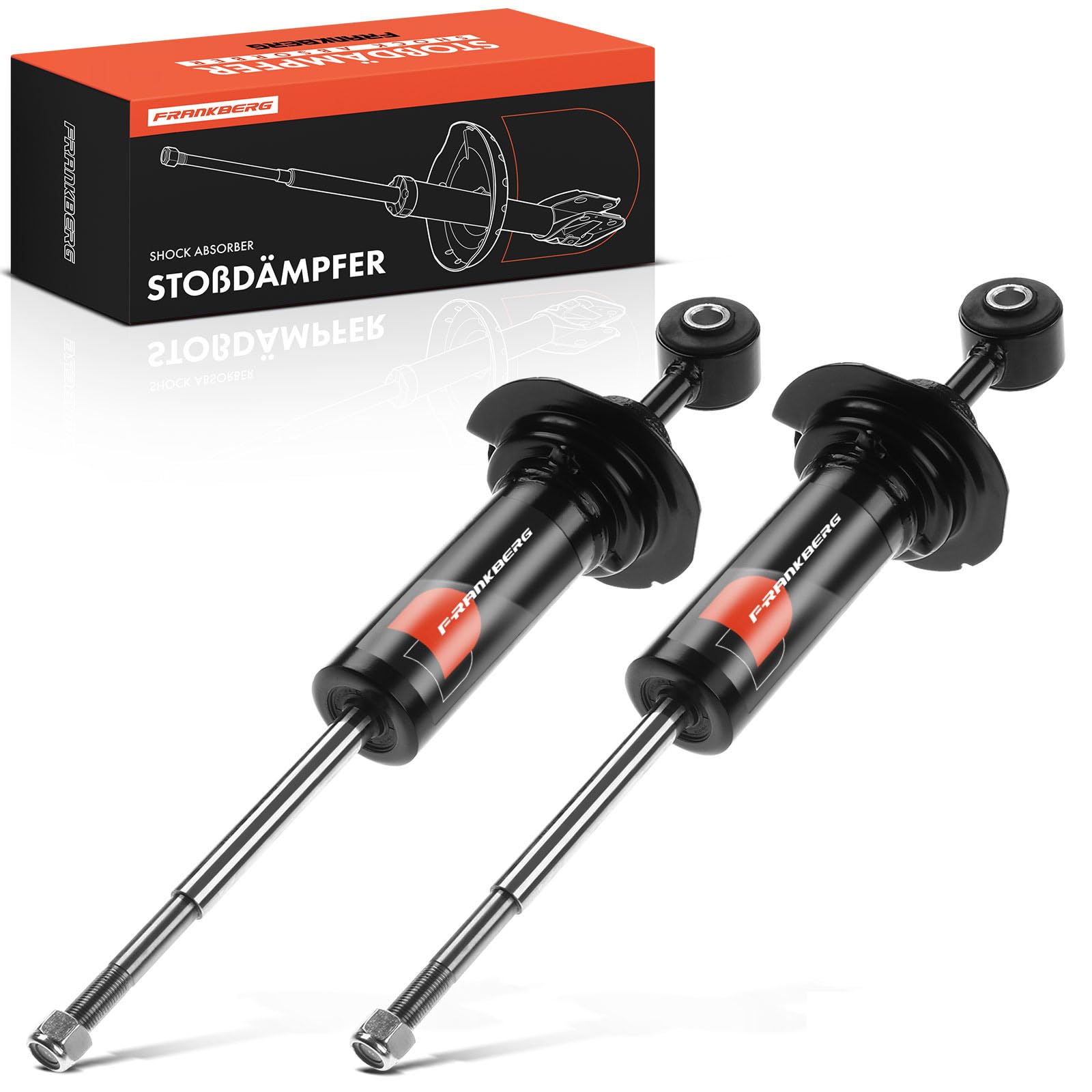 Frankberg amortiguadores delanteros de 384 mm a presión de gas 56100EB32C | Compatible con: NP300 Navara plataforma/chasis D40, Navara D40 NP300
