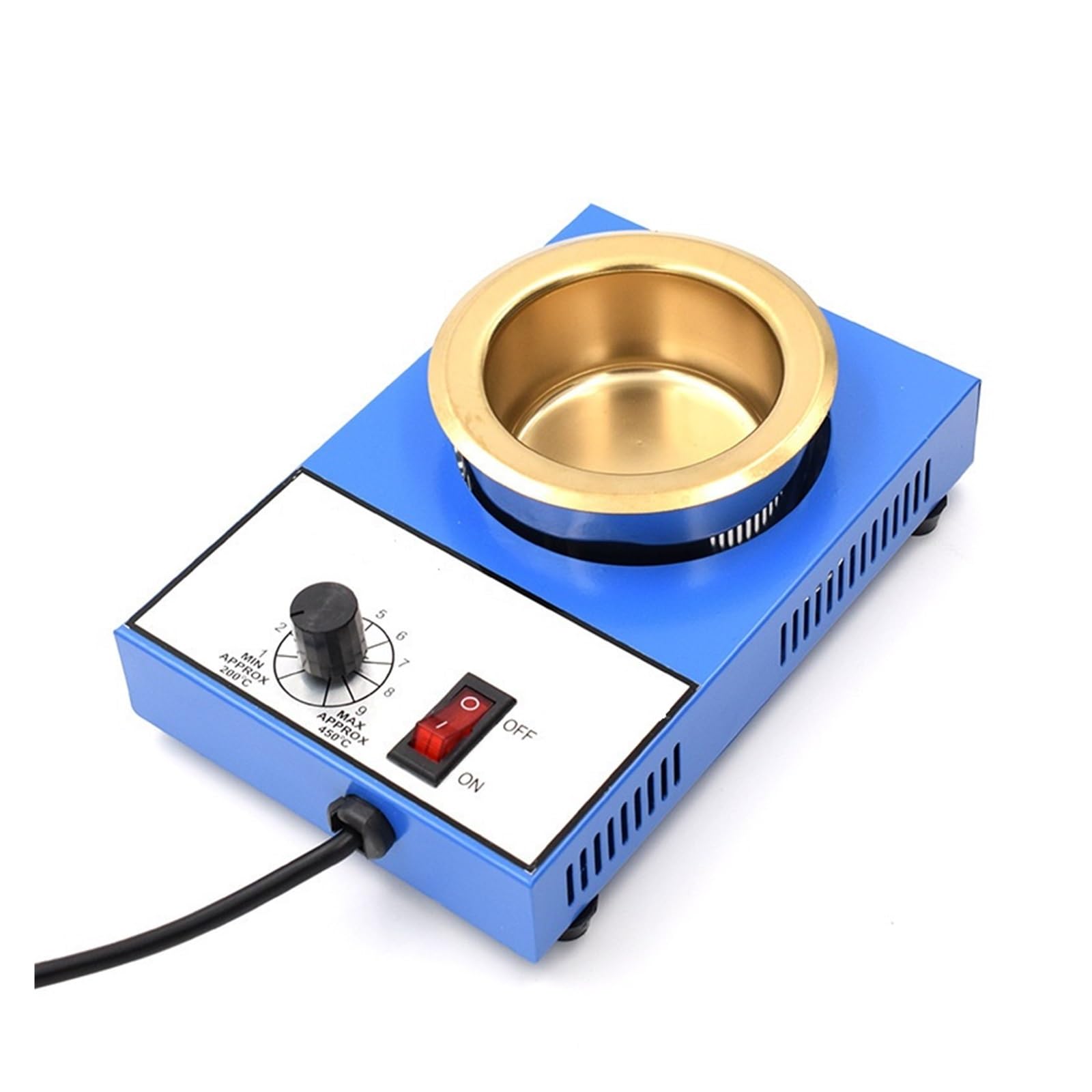 Mjfvn 150W 300W Solder Pot Tin Melting Furnace Thermoregulation Soldering Desoldering Bath 100/80/50 200~450 Centigrade(150W)