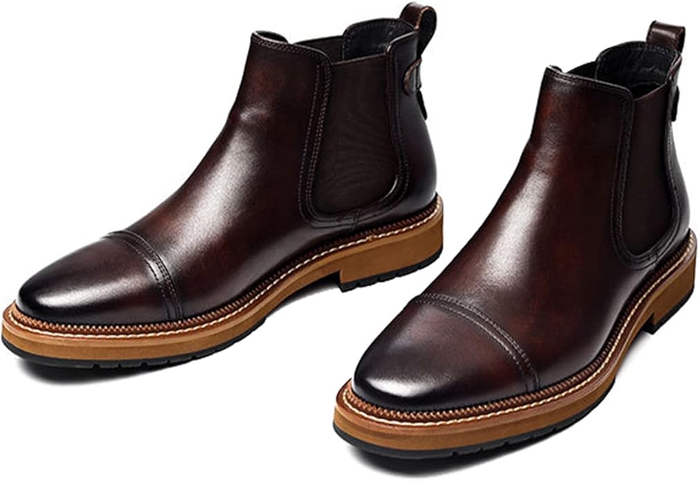 ▼ブルネロクチネリ【43】サイドゴア チェルシーブーツ ブローグ装飾 ウィング ▽ブルネロクチネリ【43】サイドゴア チェルシーブーツ ブローグ