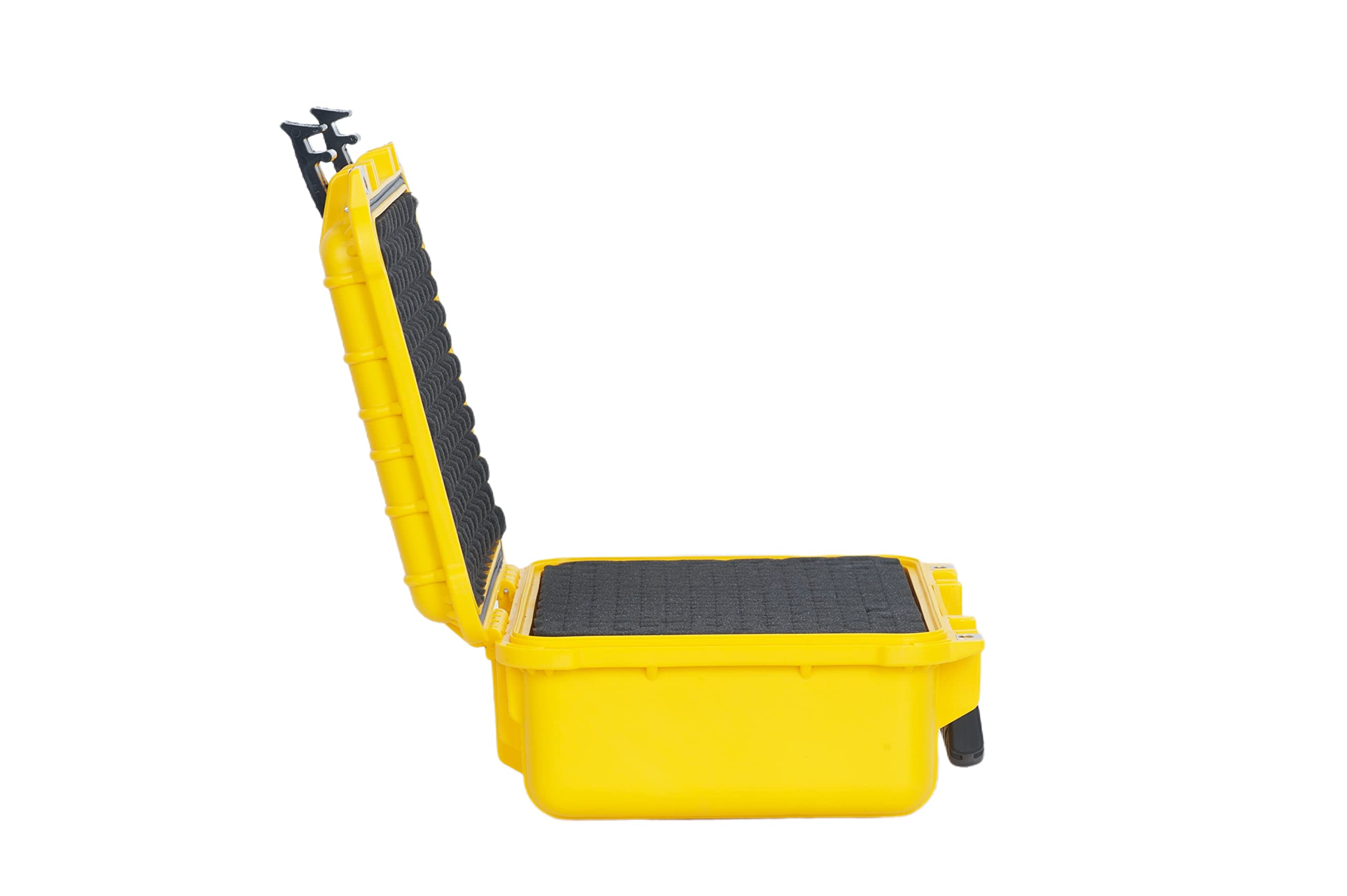 MEIJIA - Funda protectora portátil impermeable para todo tipo de clima, funda rígida para cámara con espuma de ajuste personalizado, uso de drones, cámara, equipos, pistolas, 13.3 x 11.6 x 6 pulgadas