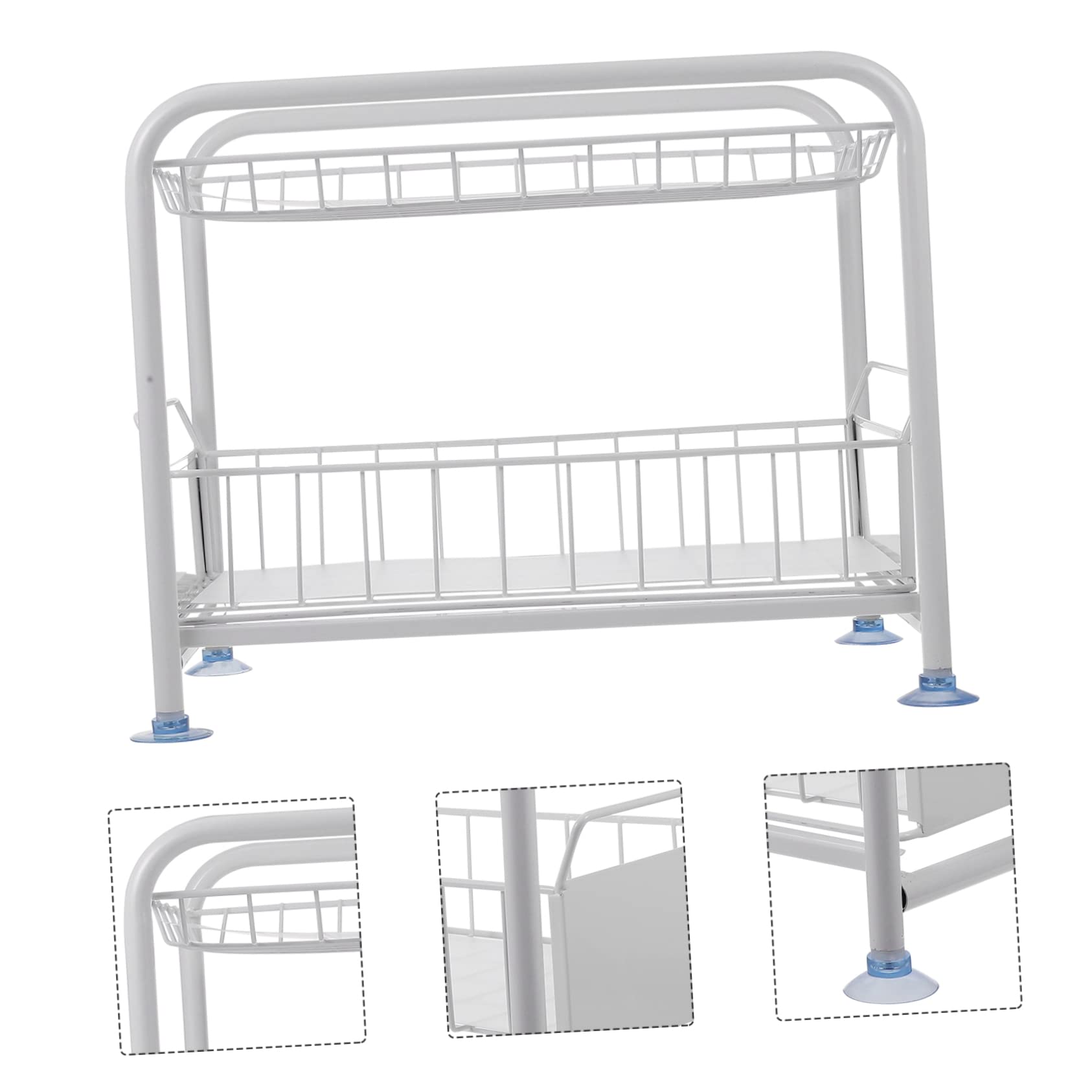 Ergonomischer 2-stufiger Unterspül-Organizer Aufbewahrungsregal Für Die Küchenspüle Verschiebbare Aufbewahrungsschublade Dickes Material