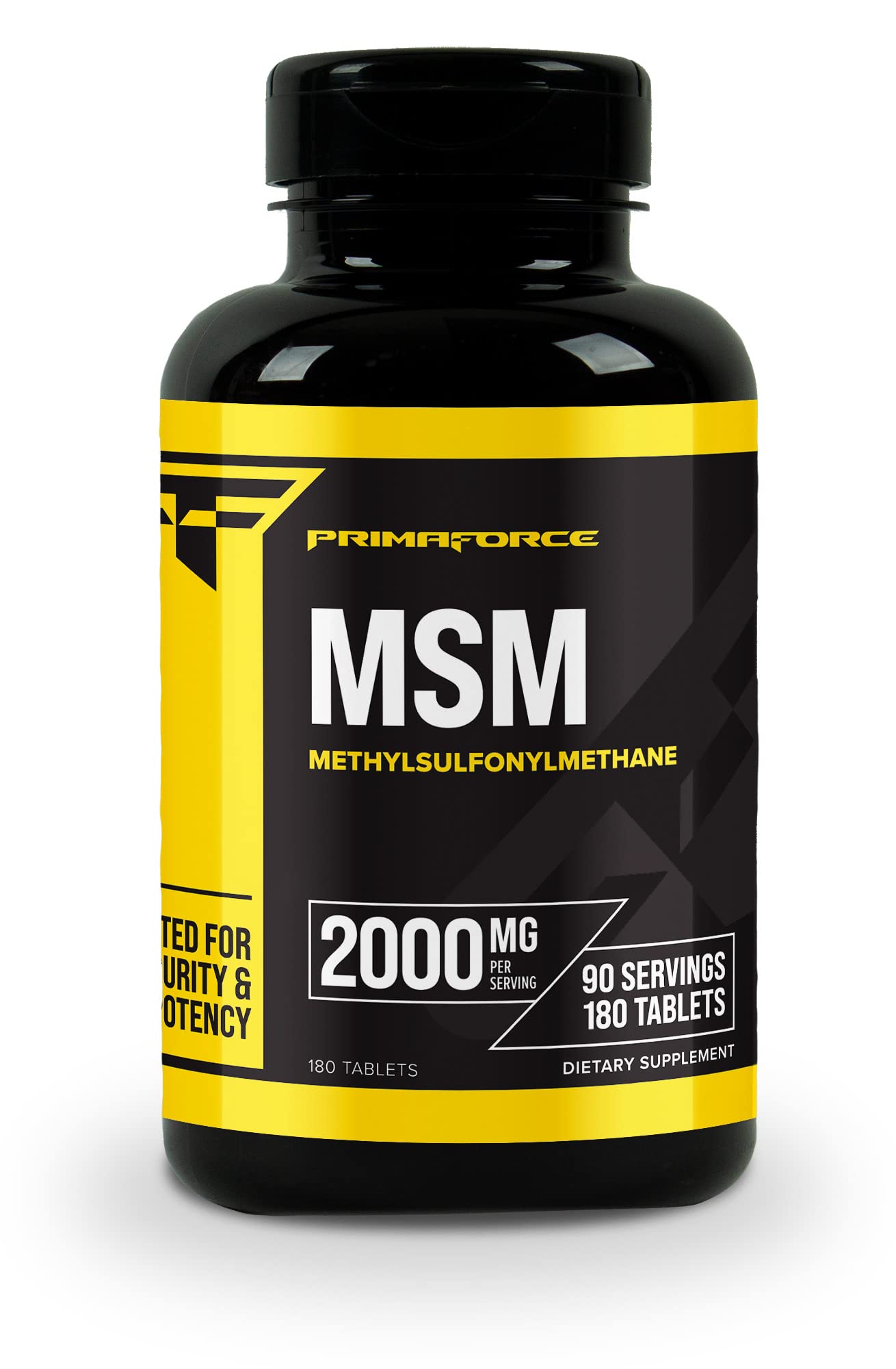 MSM Tablets 2000mg Serving, 180 Tablets, 90 Servings