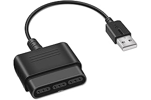 Xahpower PS2 Controller to USB Adapter Converter Cable: Unlock Seamless Gaming Across Generations