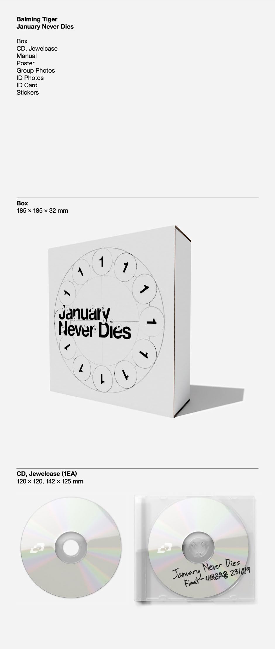 Amazon.co.jp: Balming Tiger January Never Dies 2nd Album with