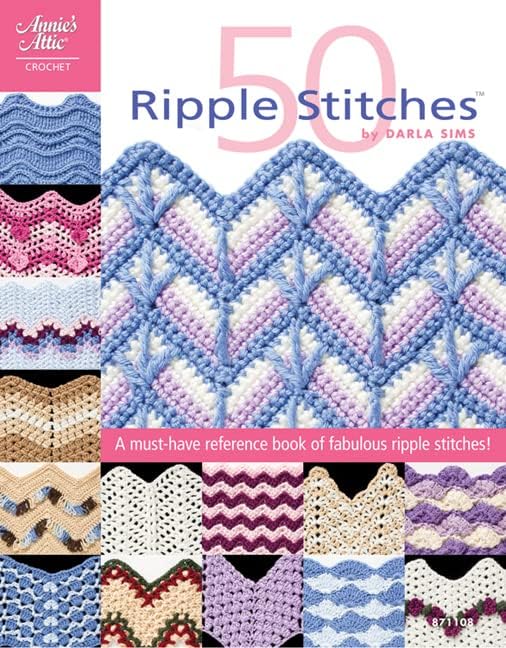 Annie's Crochet 50 Ripple Stitches Book