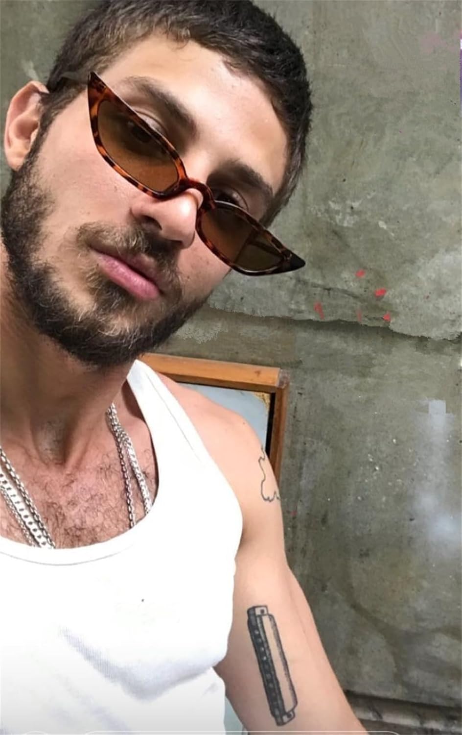 ADE WU Retro Cat eye Sunglasses for Women Cute Small Narrow Skinny Sexy 50s 60s Stylish Cateye Sun Glasses - Image 3