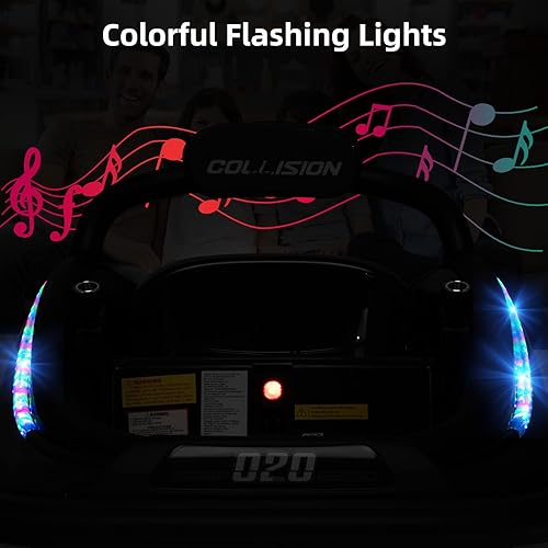 Miniatura 8 de OLAKIDS Auto de parachoques para niños pequeños, juguete eléctrico de 12 V con control remoto, batería para bebé, rotación de giro de 360 grados,