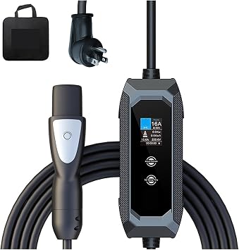 EV Charger Portable EV Charger Te 16A 3.5KW Electric Car Charger NACS Fast Charging Cable 5M EVSE Charging Box For Te Charger5-15P