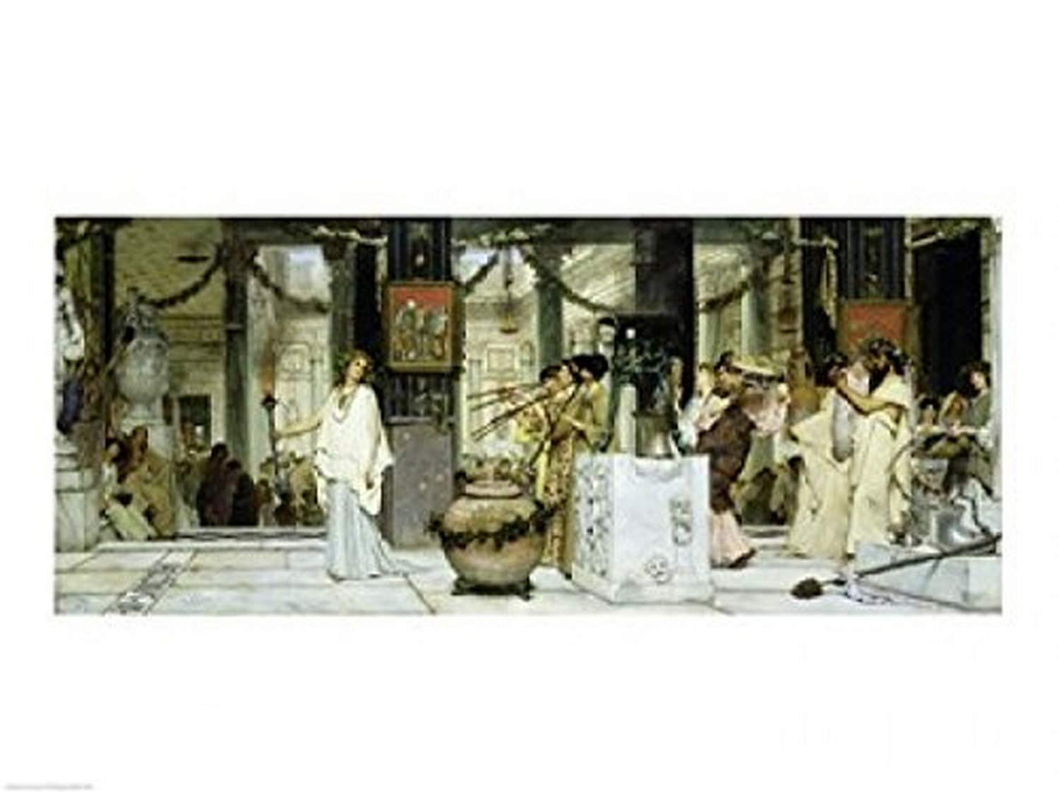 Posterazzi The Vintage Festival in Ancient Rome 1871 Poster Print by Sir Lawrence Alma-Tadema, (24 x 18)
