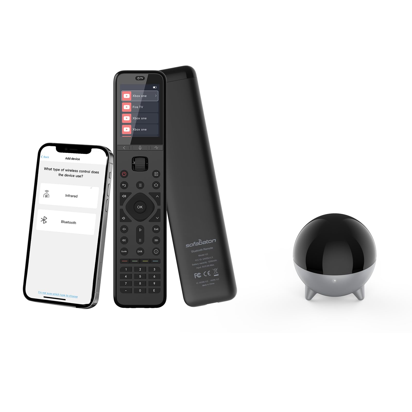 SofaBaton U3 Télécommande Universelle & Sofabaton Répéteur Infrarouge R1