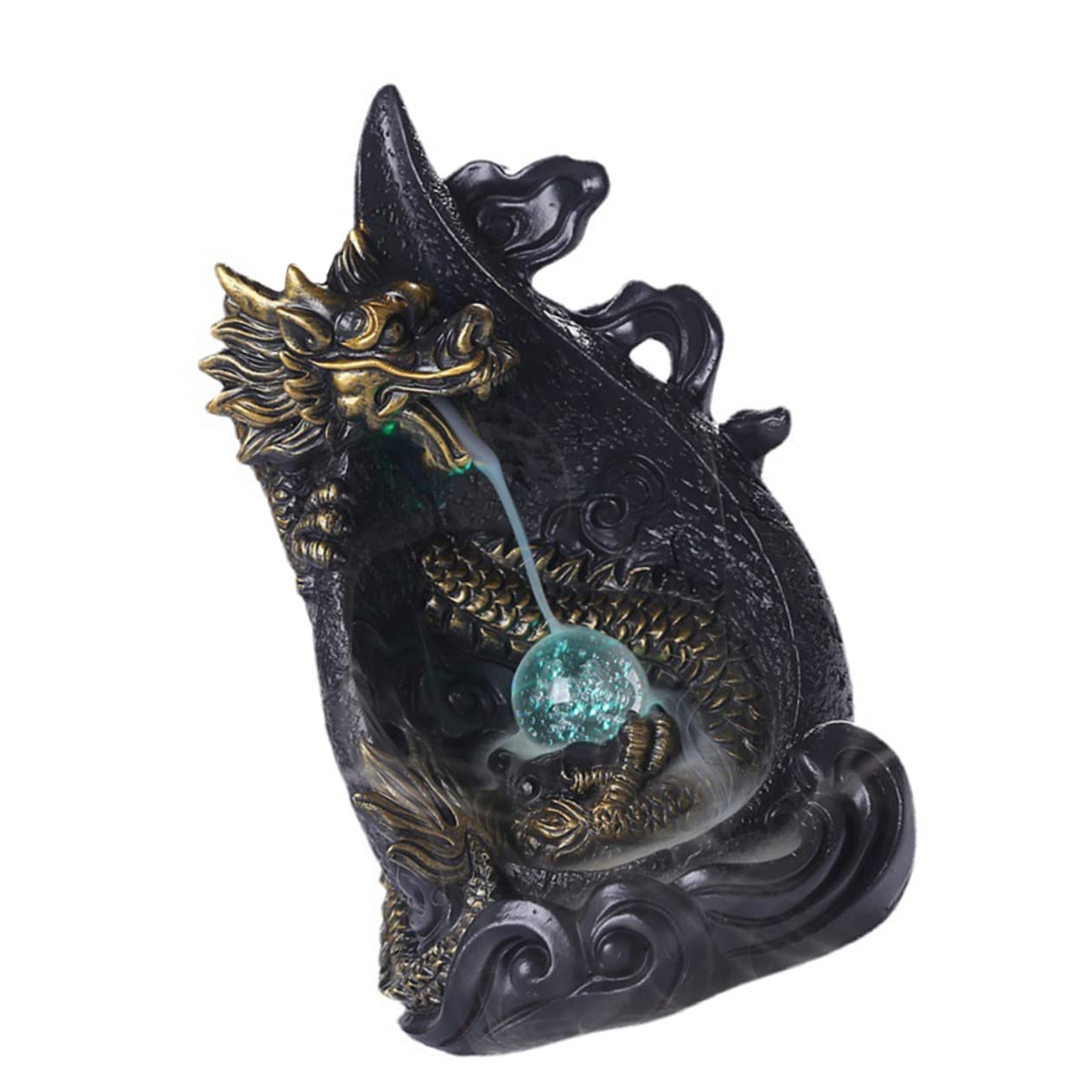 Brûleur d'encens dragon avec lampe LED le cadeau zen idéal pour vos proches