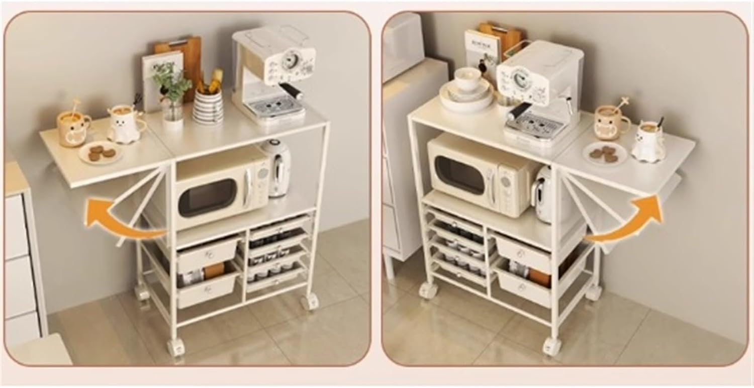 Office Cabinet File Storage Cabinet, Kitchen Microwave Shelving, Coffee Maker Stand, Trolley