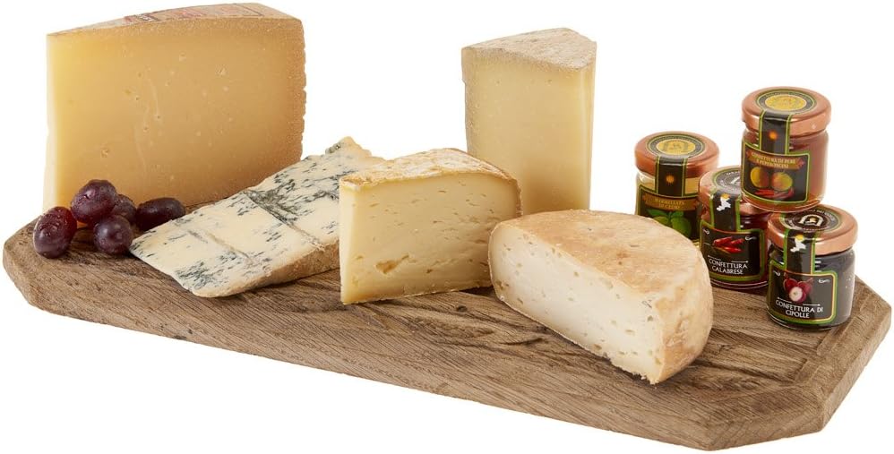 Vorrei Italian Cheese Selection - Our Italian Cheese Hamper Contains Some of Our Favourite Italian Mountain Cheeses Along with a Set of Four Tasty sauces to Pair with Them. A Delicious Food Gift!