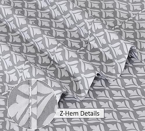 RUVANTI 100% Cotton California King Sheet Sets, 4 Pieces, Soft & Breathable Percale Weave Bedding, Deep Pocket 14", Hotel Standard, Crisp Feel & Durable Perfect Floral Sheets, Idiomatic Expression