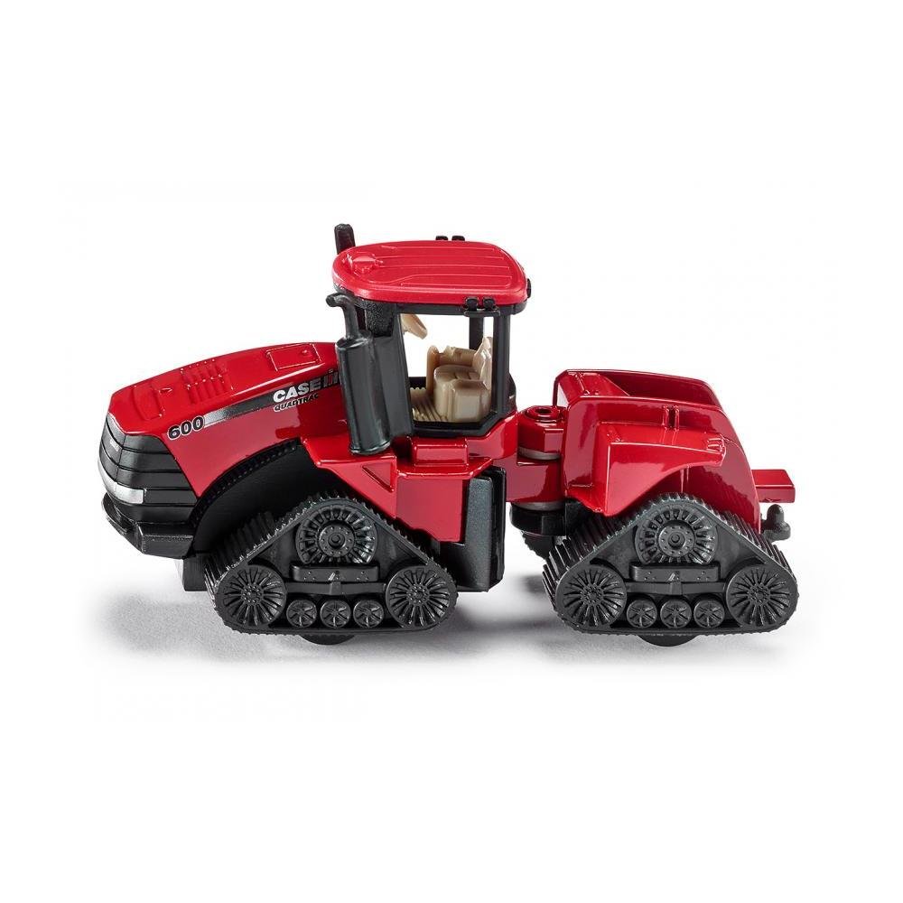 Siku Case IH Quadtrac 600 1324 | Diecast Metal & Plastic Toy Vehicle Replica | Agricultural Implement, Movable Articulated Joint, Hitch-Lift, Rotating