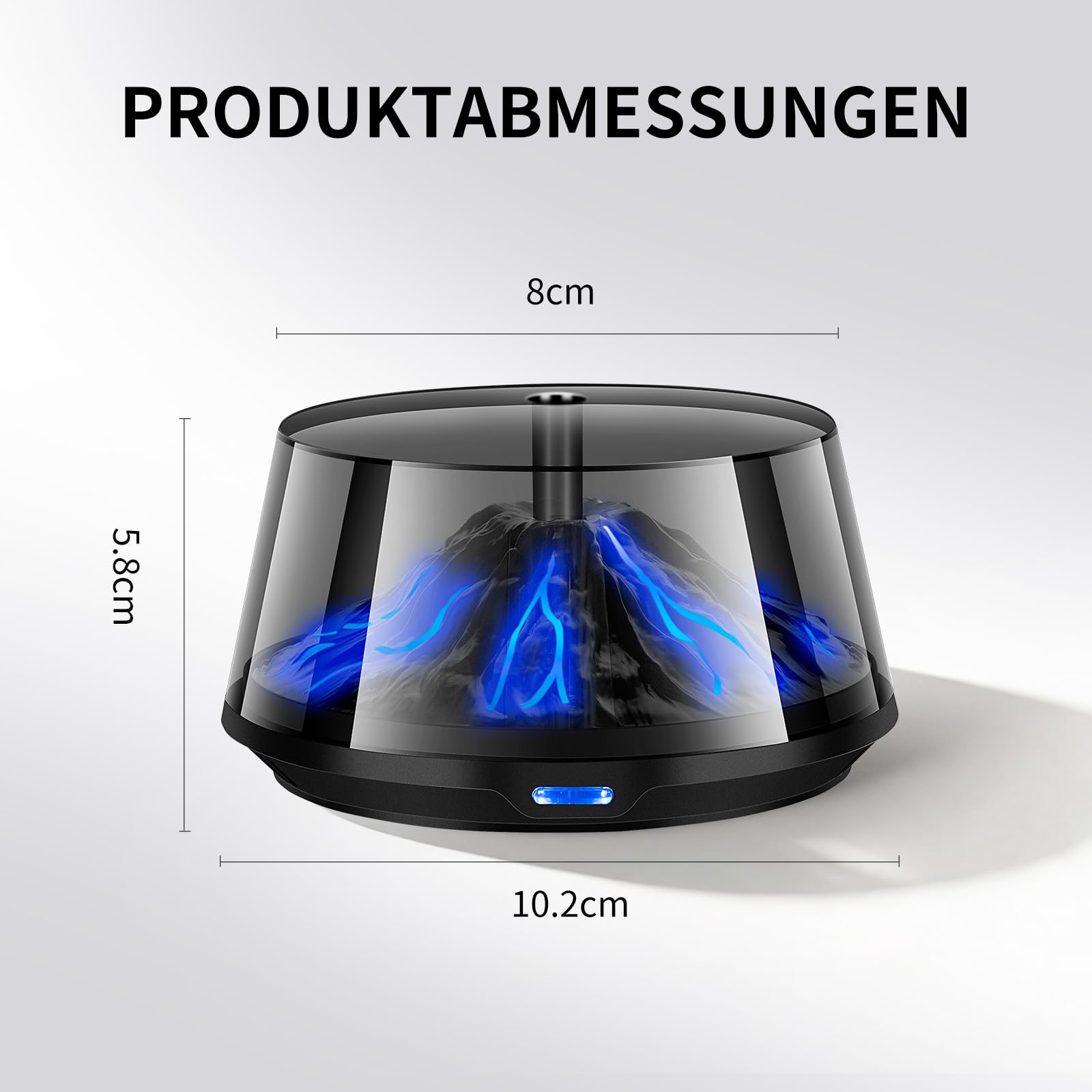 Kwak's Automatischer Auto-Duftzerstäuber, LED Diffusor mit 2 Nachfüllungen