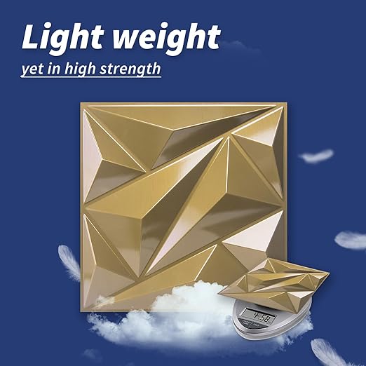 Introducing our Real 3D Design wall panels, featuring a captivating diamond pattern and a 1 inch raised design that adds visual interest to any space. Each box comes with 33 tiles in a classic white color, covering 32 square feet of wall space. With these easy-to-install panels, you can transform any room in your home into a stylish and modern space without the need for specialized knowledge.