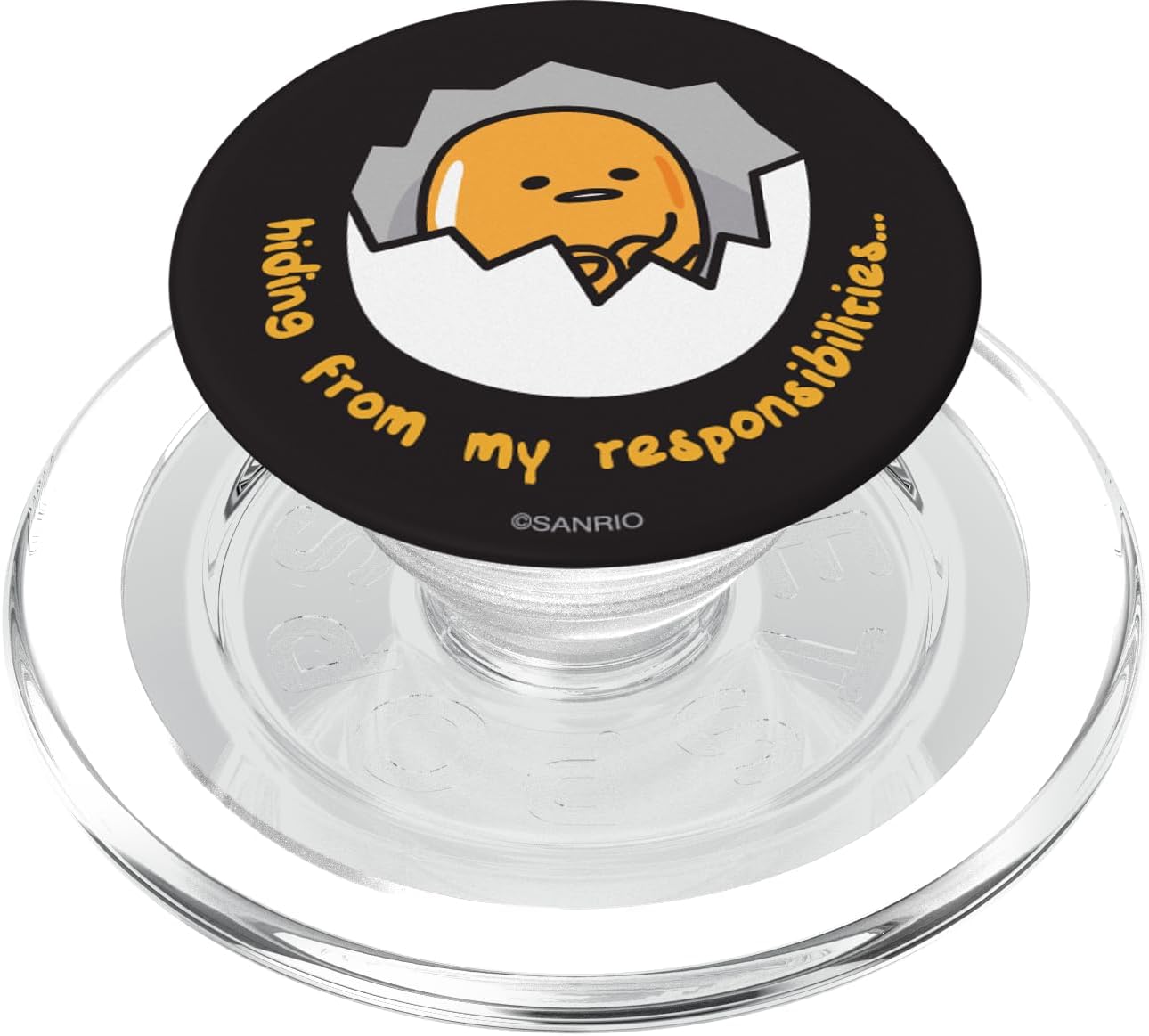 Gudetama Hiding From My Responsibilities PopSockets PopWallet for MagSafe