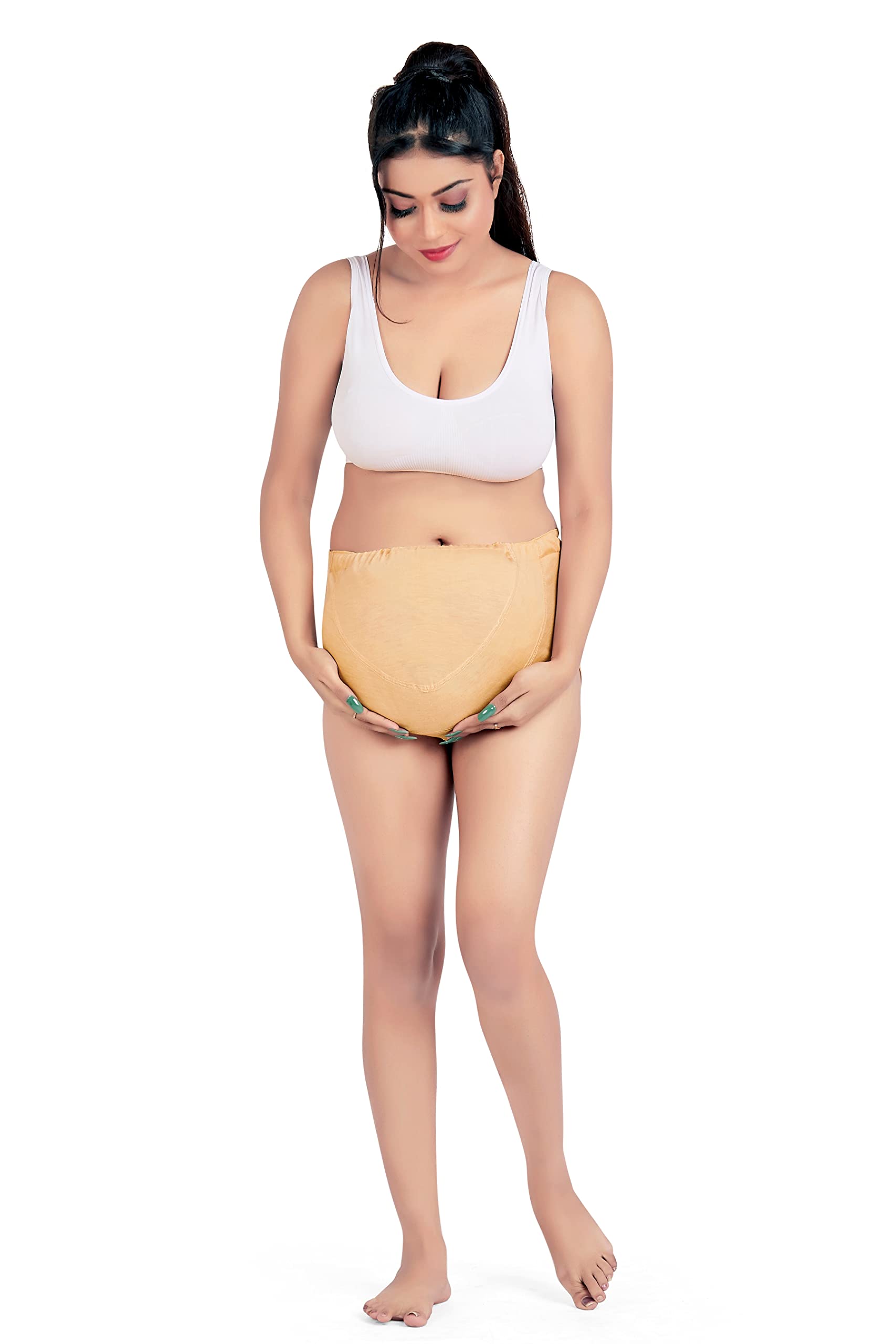 Bruchi Club Women Adjustable Pregnancy Panties Postpartum Underwear Waisted Maternity for Mom to Be Thongs Belly Support Underwear