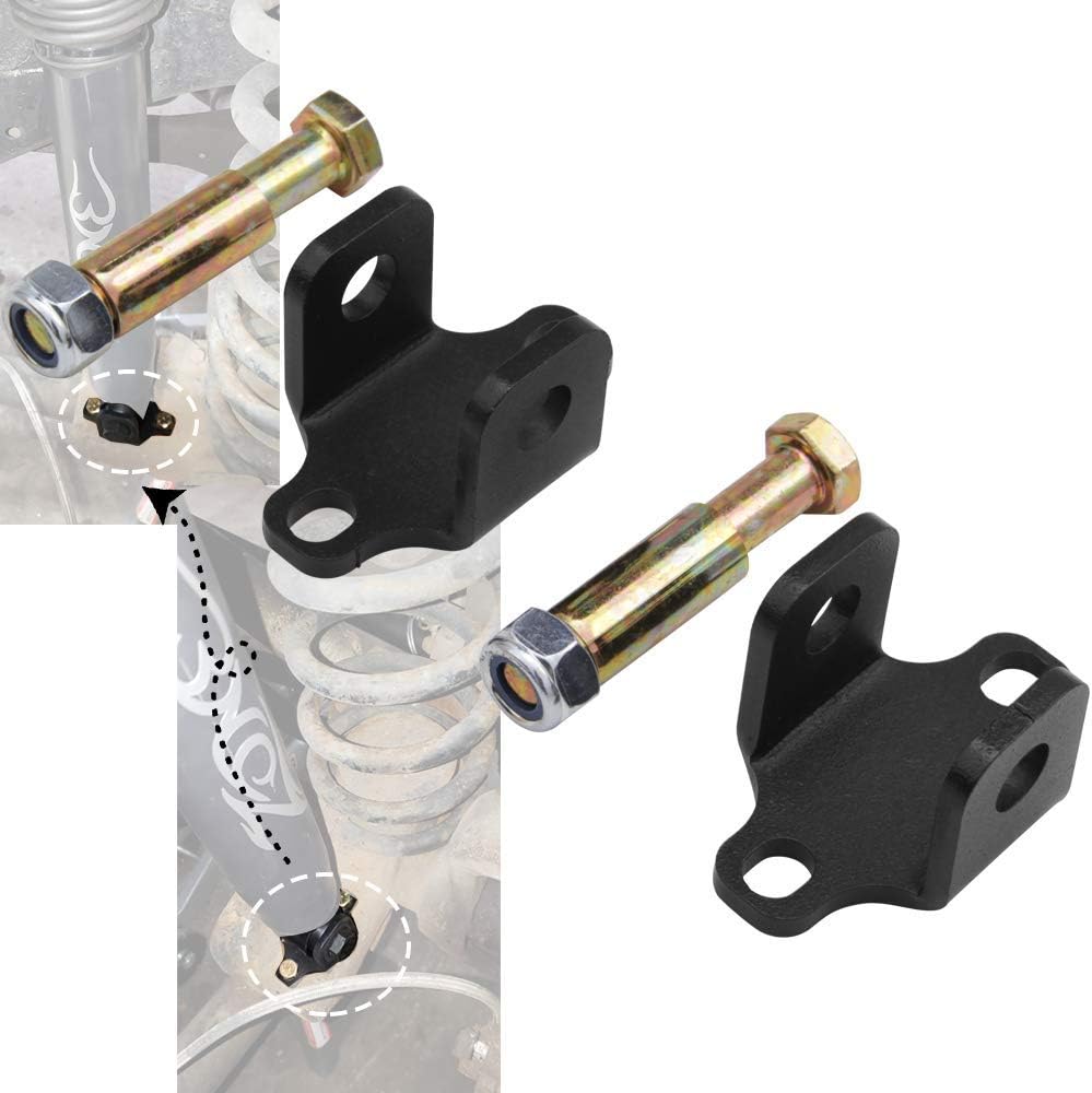 NIXFACE Front Lower Mount Shock Bar Pin Eliminator Fit for Jeep Wrangler TJ,Cherokee
