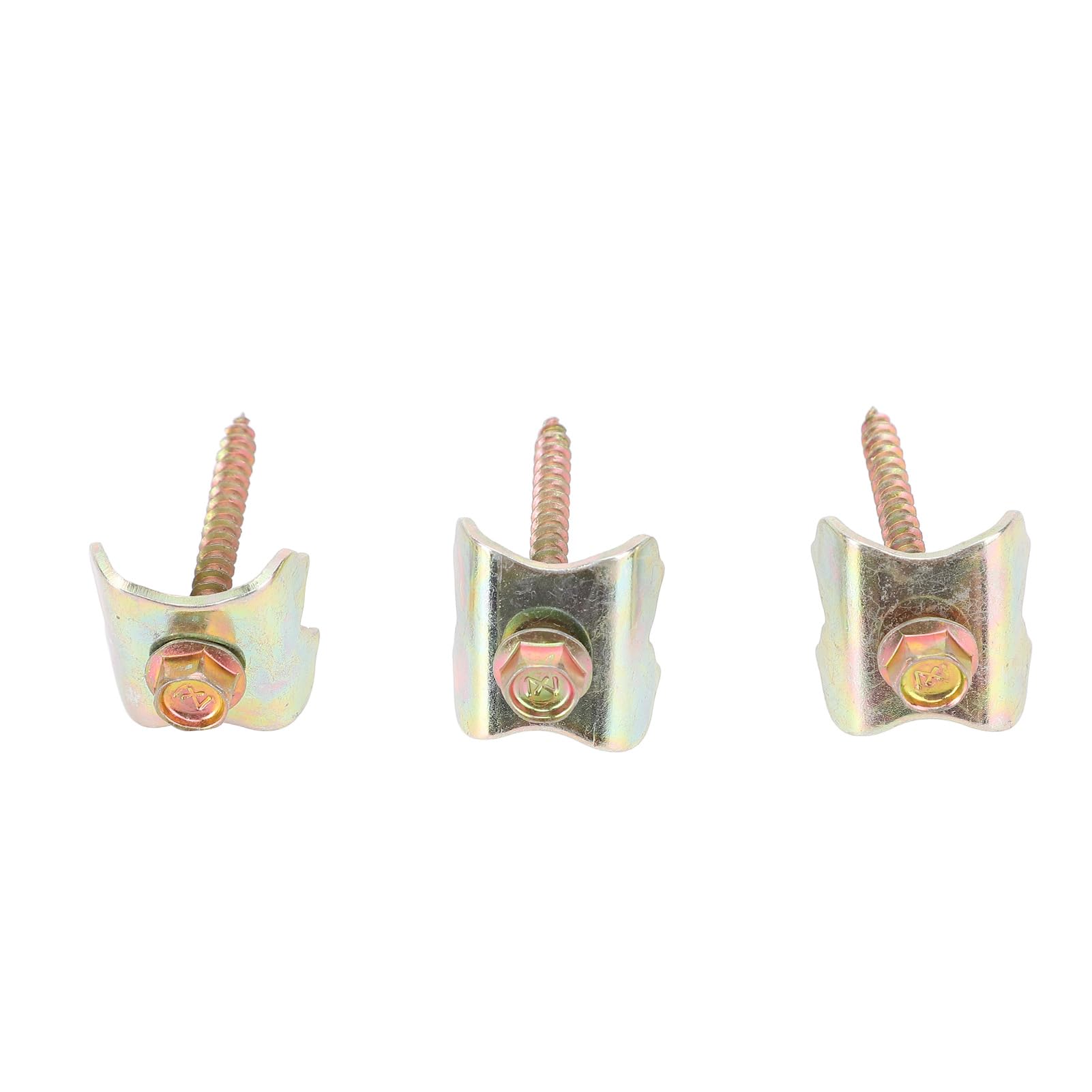 Yctze Chiodi per Recinzione in Acciaio Inossidabile 304 100 Pezzi 4,9 Cm Installazione Compatta Chiodi per Recinzione di Filo Metallico Viti Campo Giardino Fattoria per di Filo Metallico