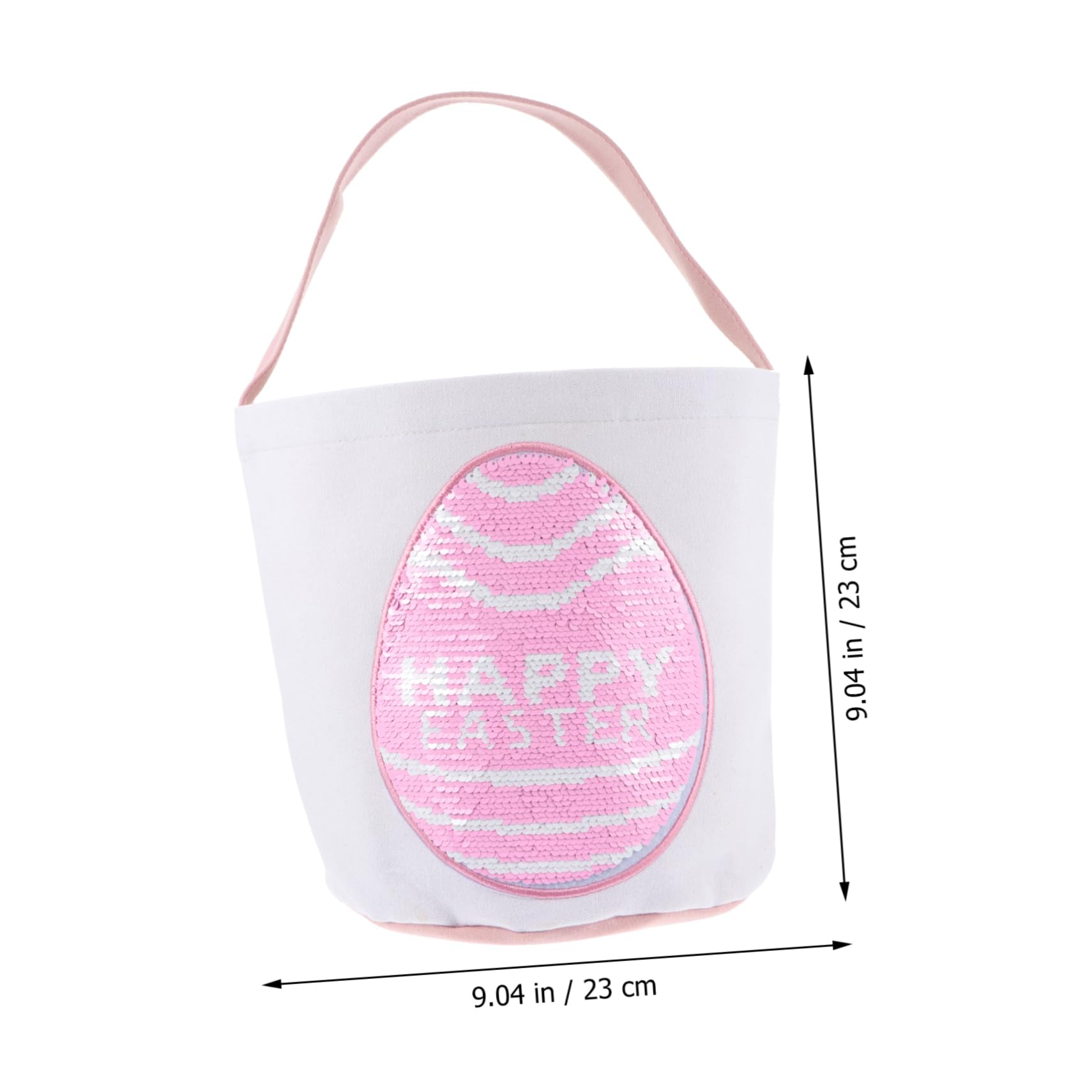 Happyyami Easter Egg Bags Bunny Baskets for Boys and Girls Easter Party Supplies Joyful Decorations