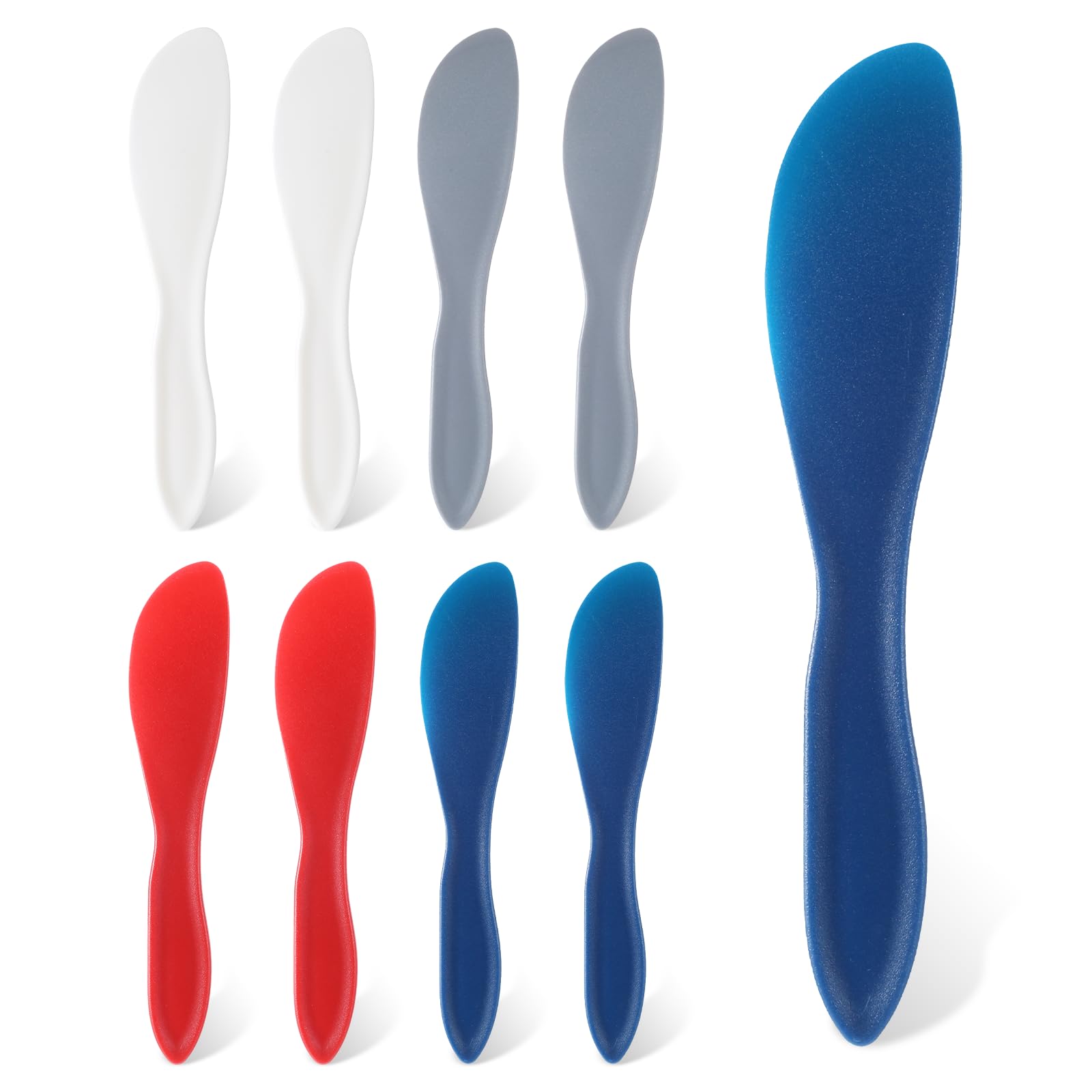 8PCs Plastic Butter Spreader, Multi Purpose Plastic Butter Spreader Knives, Kitchen Frosting Knives for Soft Cheese Butter Cream Icing, Sandwich Spreader Knife for Charcuterie Board