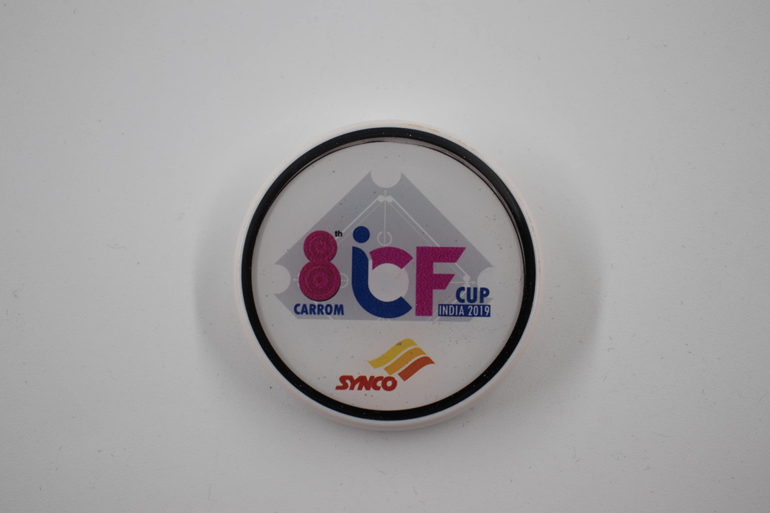 Synco Carrom Striker Professional 15g with Special case, 1pcs (ICF Carrom Cup Striker)