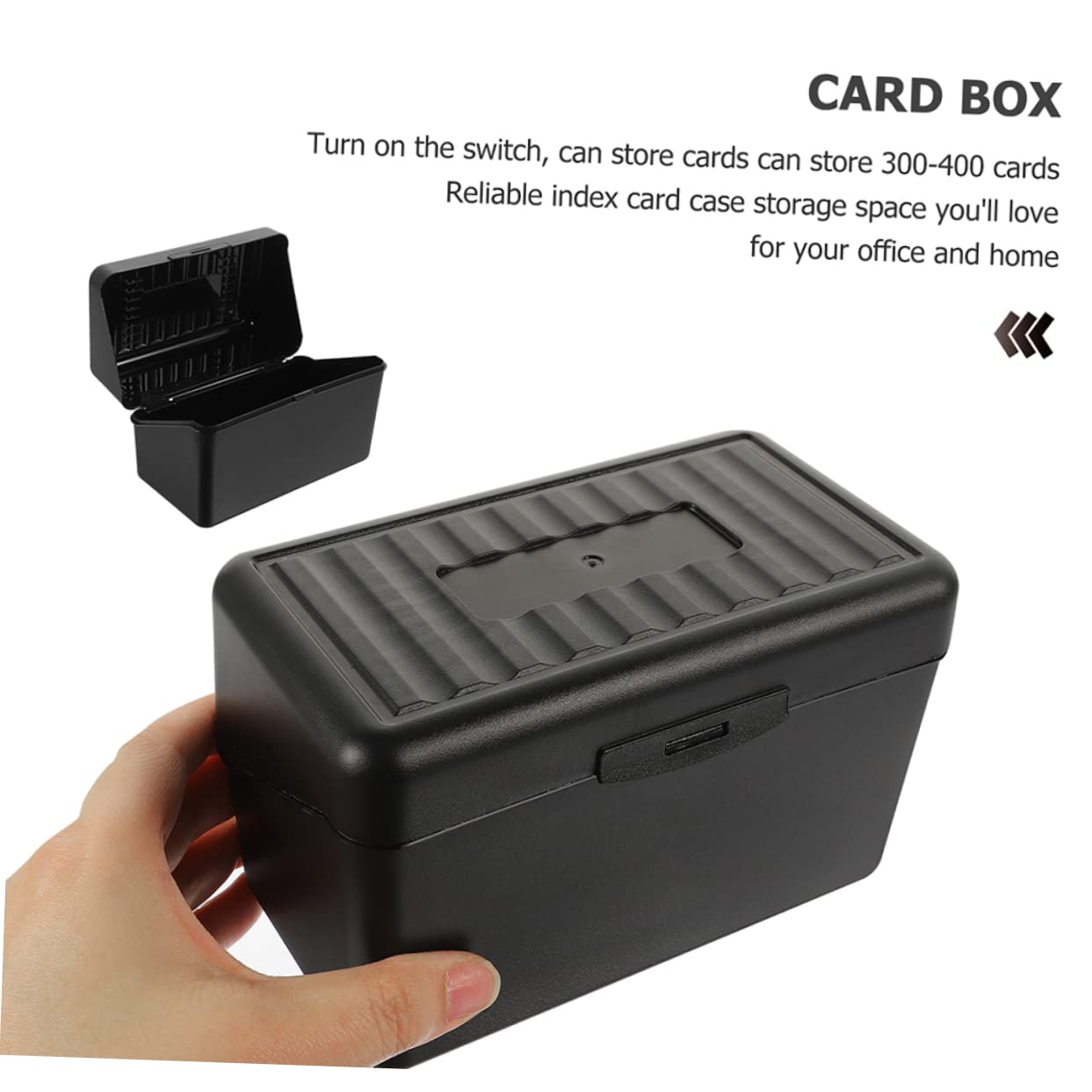 Lurrose 6stücke Tragbare Kartenbox Für Visitenkarten Und Spielkarten Organizer Zur Aufbewahrung Von Karten Für Büro Reisen Und Einzelhandel Elegantem
