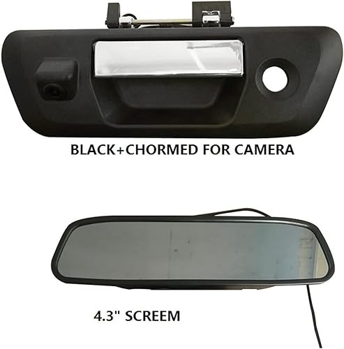 Miniatura 5 de Trunk Cover Parking AUTO Rearview Cameras FIT Compatible for NISSIAN NAVARA NP300 2015-2018 Pickup CAR Back Side Reverse Camera (Color  Full Black