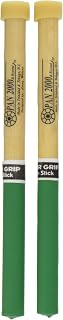 Steel Pan Mallet for Low Tenor Pan (1 Pair) Wood Shaft/Rubber Grip Color: Green
