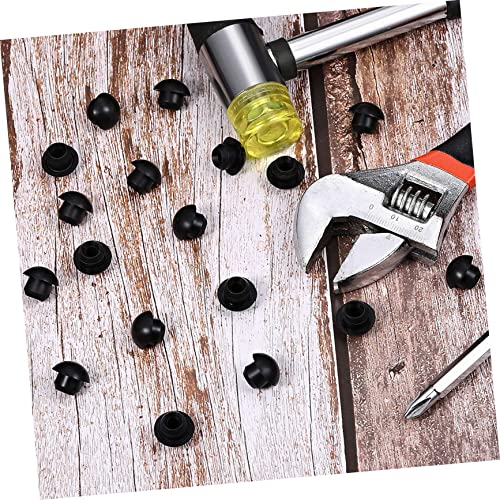 Image of Uonlytech Floor Jack Plugs 0.51 Inch Hydraulic Oil Filler Plugs Rubber Bung for Engine Hoist Vehicle Lift Sealing Replacement Pack of 20