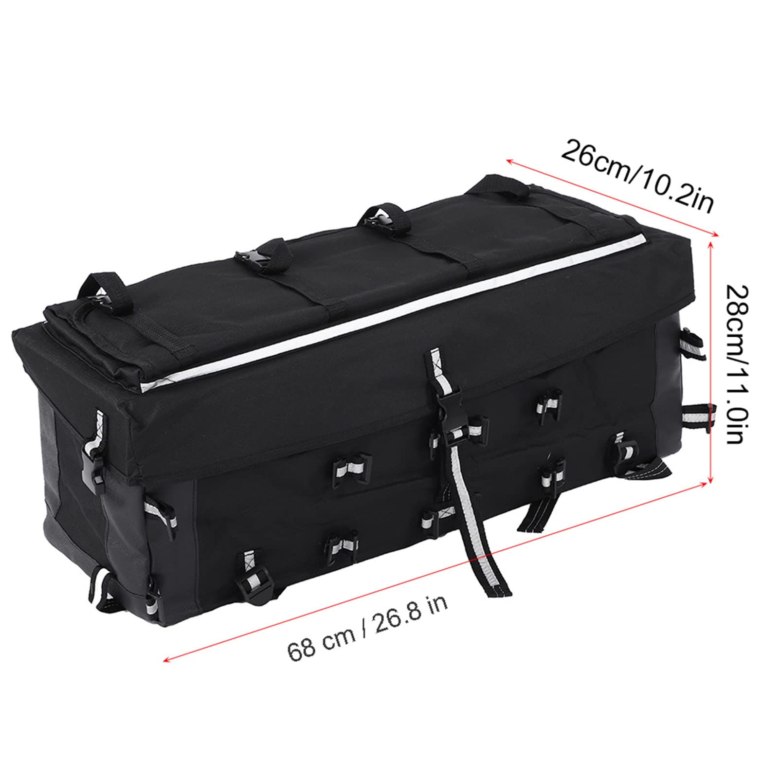 ATV Portaequipajes Trasero Almacenamiento de Equipaje Suave Paquete de Equipo de Carga Bolsa de sillín para entusiastas del Todoterreno