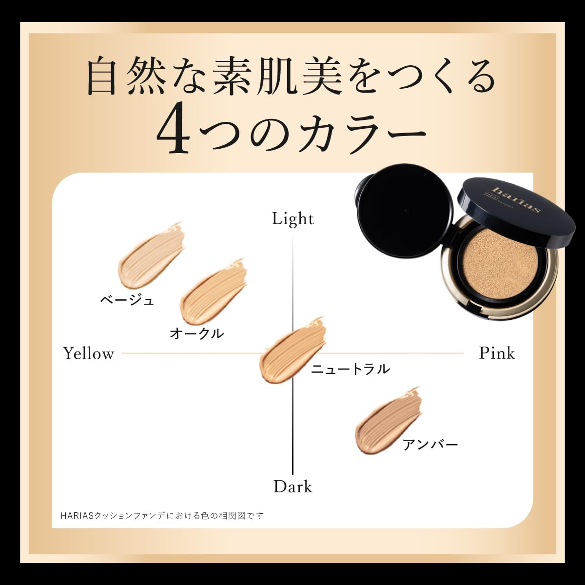 Amazon | HARIAS ハリアス (公式) クッションファンデーション 2個 Amazon | HARIAS ハリアス (公式) クッションファンデーション 2個