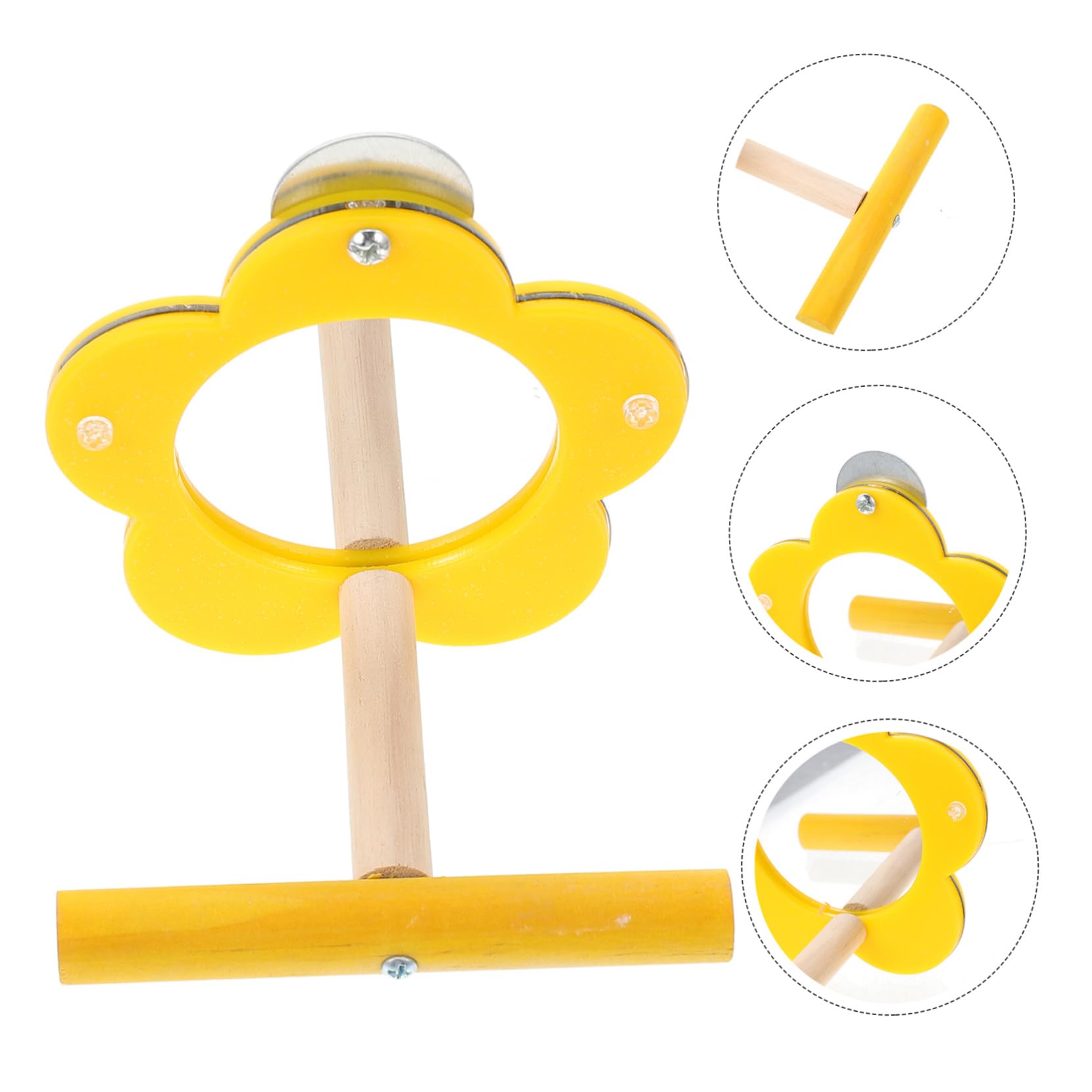 minkissy 5piezas Percha para Aves Juguete Resistente para Accesorio De Entretenimiento Jaulas De Pájaro Chic