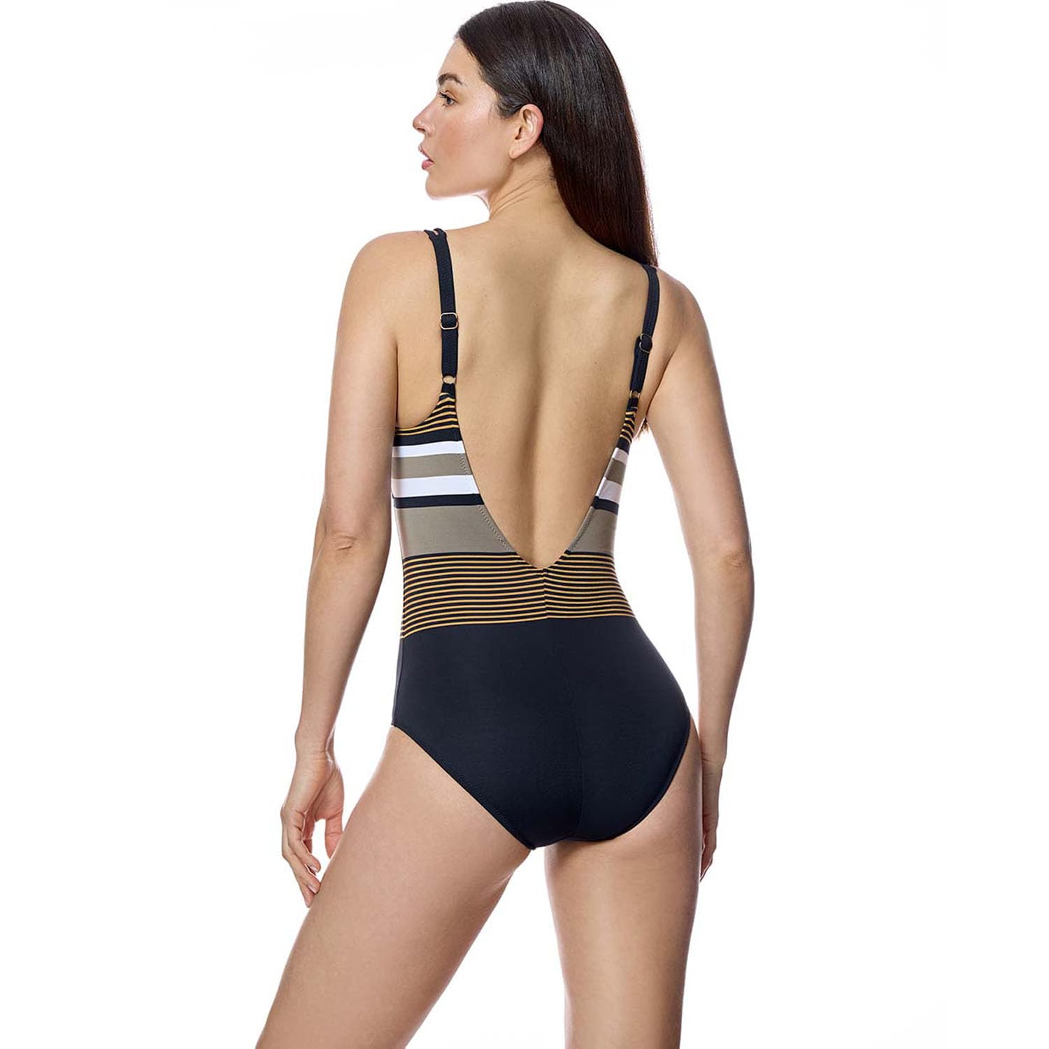ORY Bañador Mujer Traje de Baño de Escote Redondo W261981
