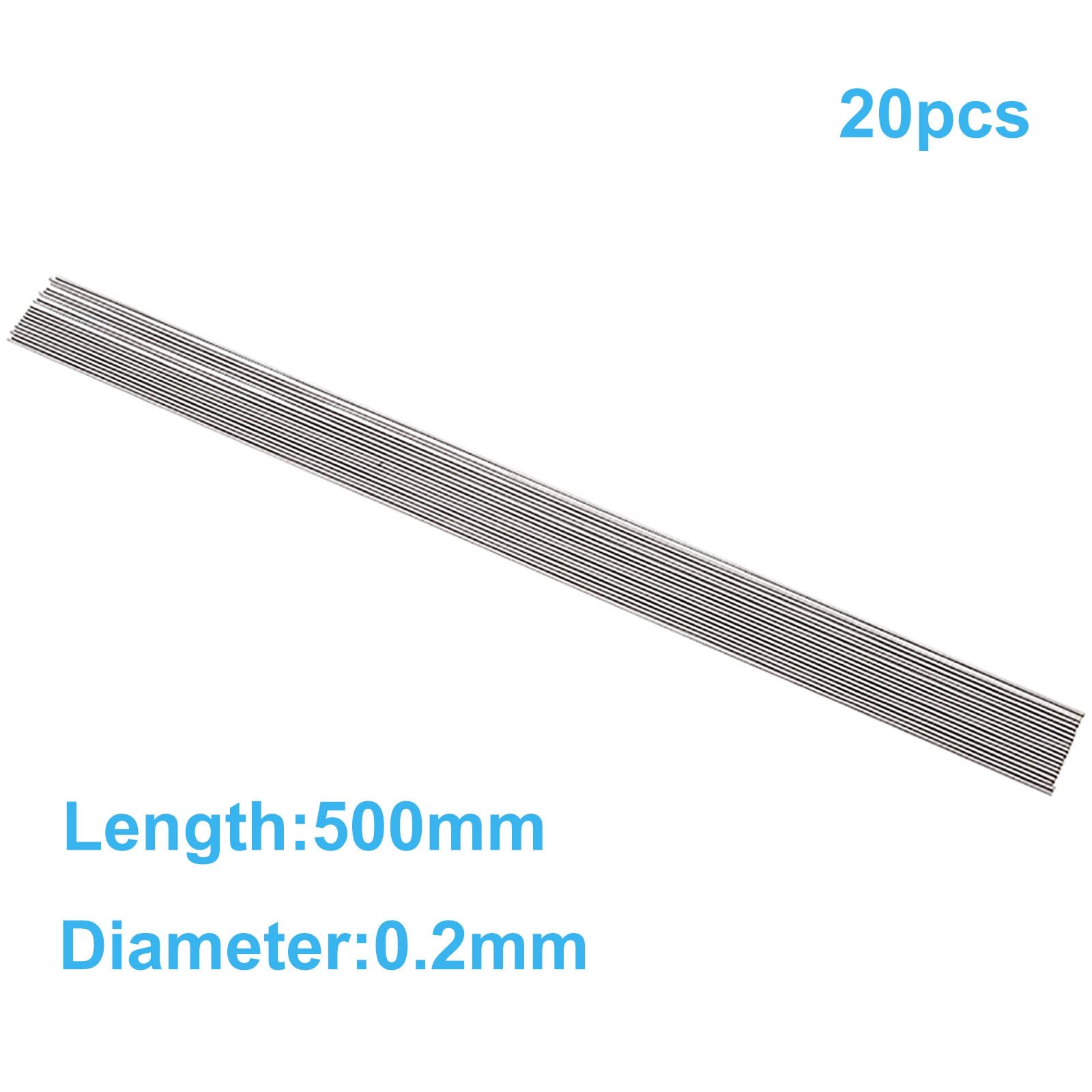 COYOUCO 20 Pcs 500 Mm Fil De Ressort en Acier Inoxydable, 304