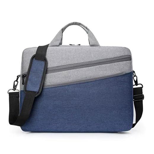 Capa Bolsa Maleta Notebook Com Alça De Ombro Alça De Mão Reforçada Impermeável Divisórias Case Note Bag Estojo Pasta Organizadora Notebook 16 Polegadas 2 Bolsos Externo Faculdade Escola Trabalho