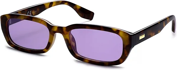 SOJOS Retro Rectangle Polarized Sunglasses Womens Trendy Sun Glasses Vintage Shades UV400 SJ2606
