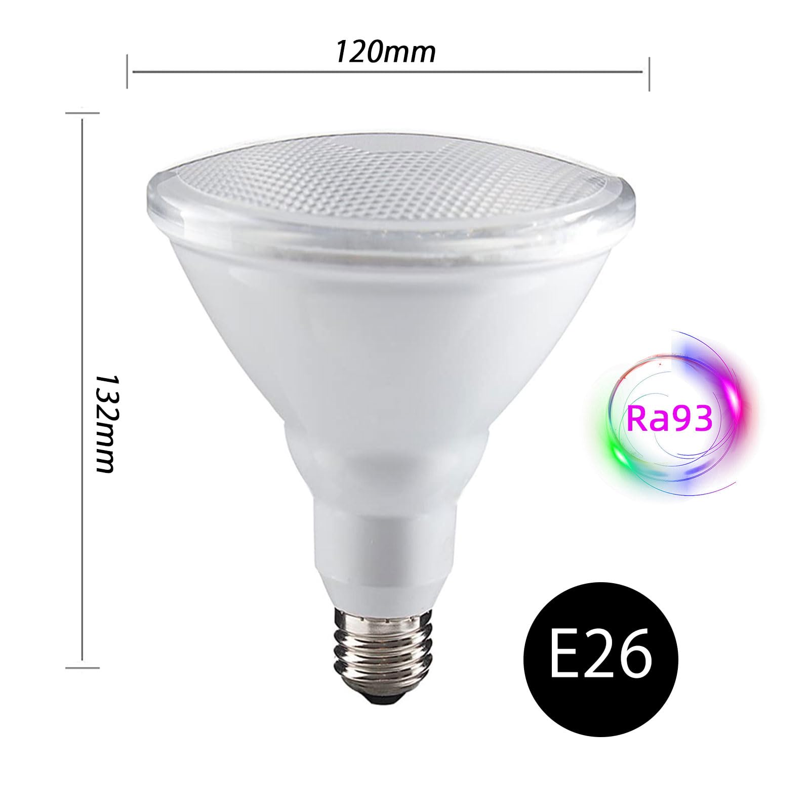 Amazon | ビーム 電球 e26 口金 150W相当 昼光色 6000K 屋内外兼用