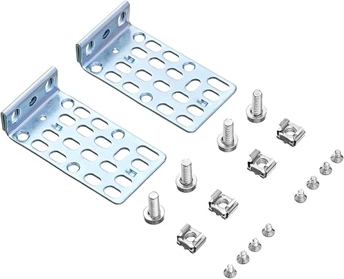 Miniatura 8 de Kit de montaje en rack para interruptores de enebro de 17,3 pulgadas para Juniper EX2200/EX2300