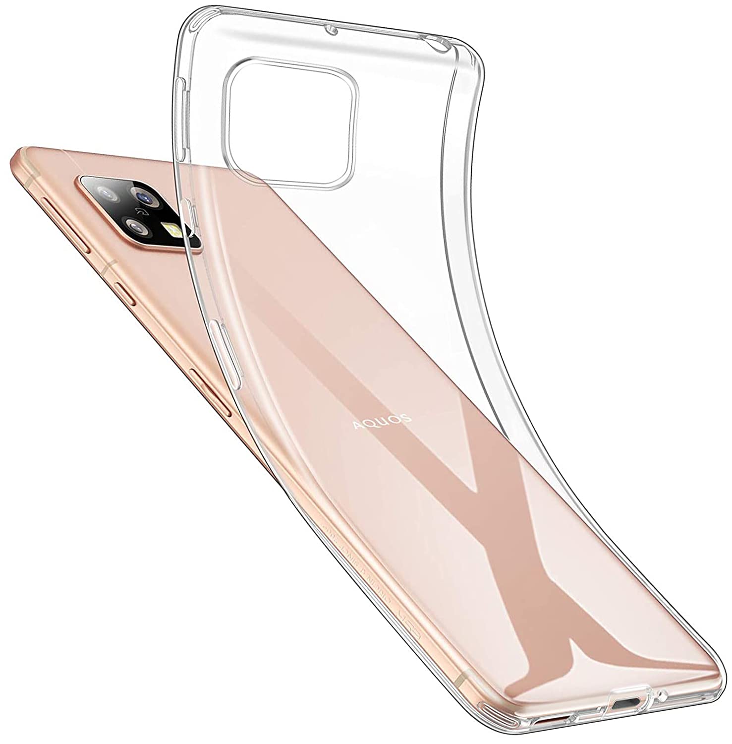 AQUOS sense4 lite　クリアカバー付き AQUOS sense4 SH-41A lite SH-RM15 sense SH-53 4 SoftBank