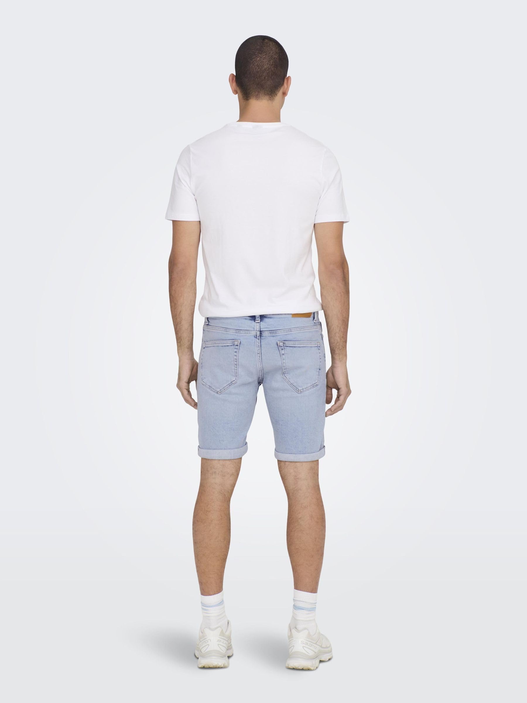 Only & Sons Denim Shorts ONSPLY Mid Waist Regular Fit Shorts