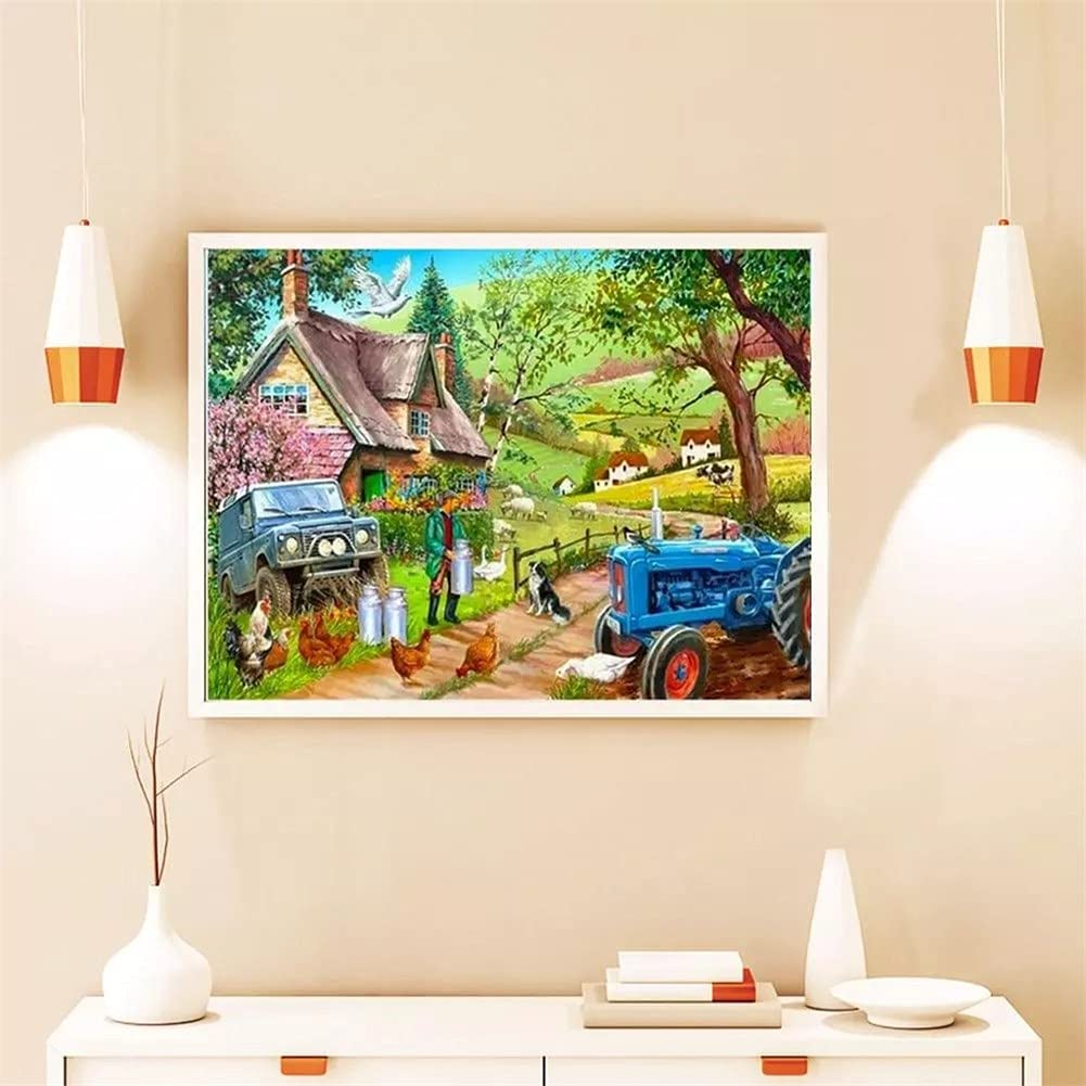 DCIDBEI 4 Pezzi Diamond Painting 30x40 Cm - Kit Completo 5D Con Tela, Diamanti Rotondi E Strumenti, Tema Condimenti Cucina, Fai Da Te Adulti E Bambini - 4